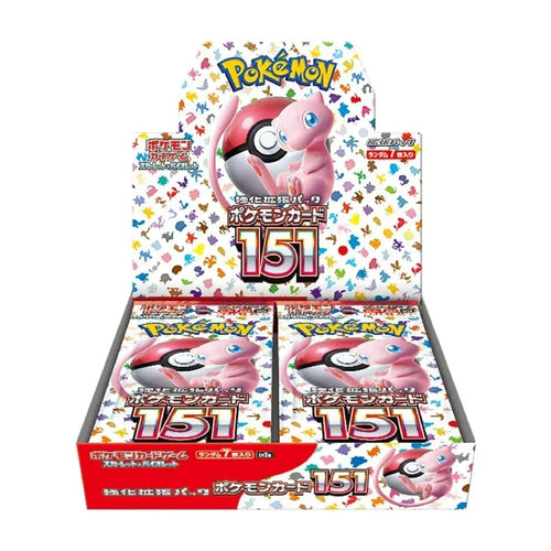 Display de Boosters Pokémon TCG OCG Japonais – Pokémon 151 (SV2a) – Édition Mew & Masterball Card Elite Tcg