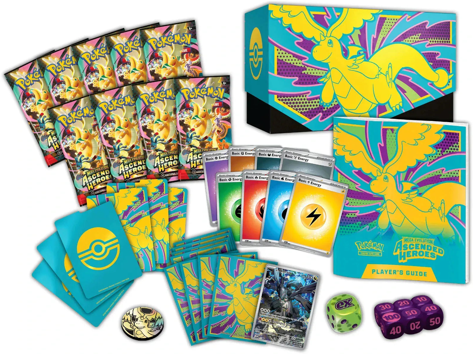 🛡️ Elite Trainer Box (ETB) JCC Pokémon : Mega Evolution – Ascended Heroes 🐉