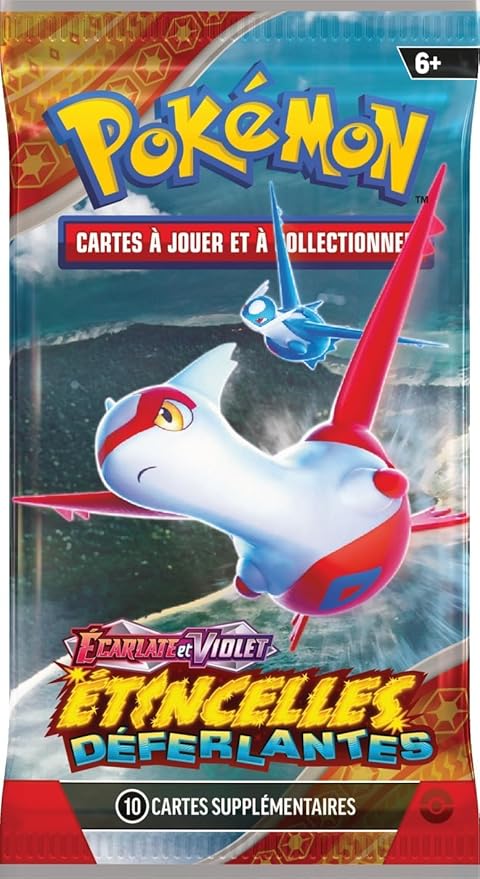 🔥 Lot de 10 Boosters – Écarlate et Violet : Étincelles Déferlantes (FR) 🇫🇷 Card Elite Tcg