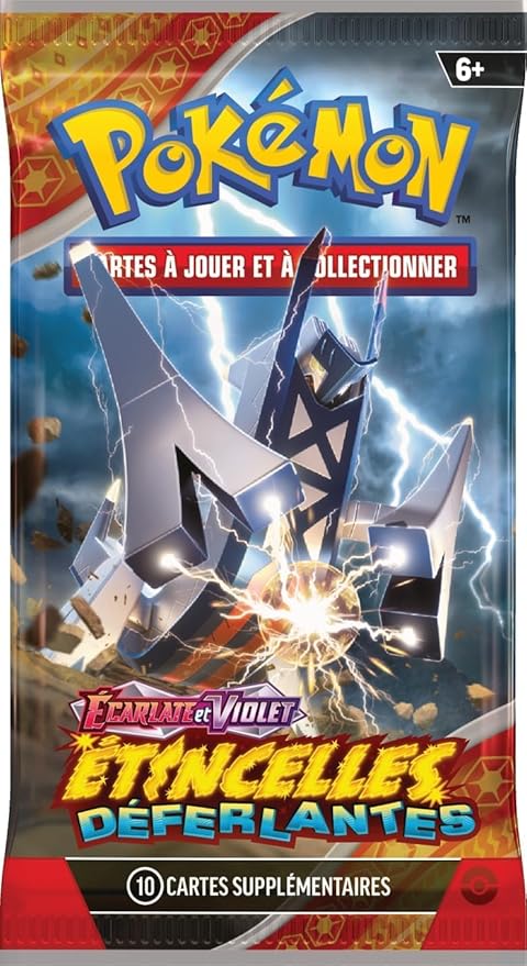 🔥 Lot de 10 Boosters – Écarlate et Violet : Étincelles Déferlantes (FR) 🇫🇷 Card Elite Tcg