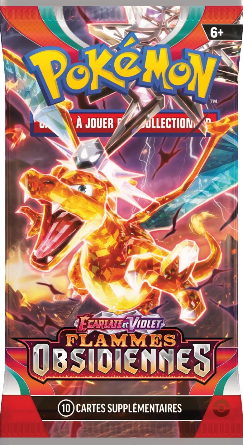 💥 Lot de 10 Boosters – Écarlate et Violet : Flammes Obsidiennes (FR) 🇫🇷 Card Elite Tcg