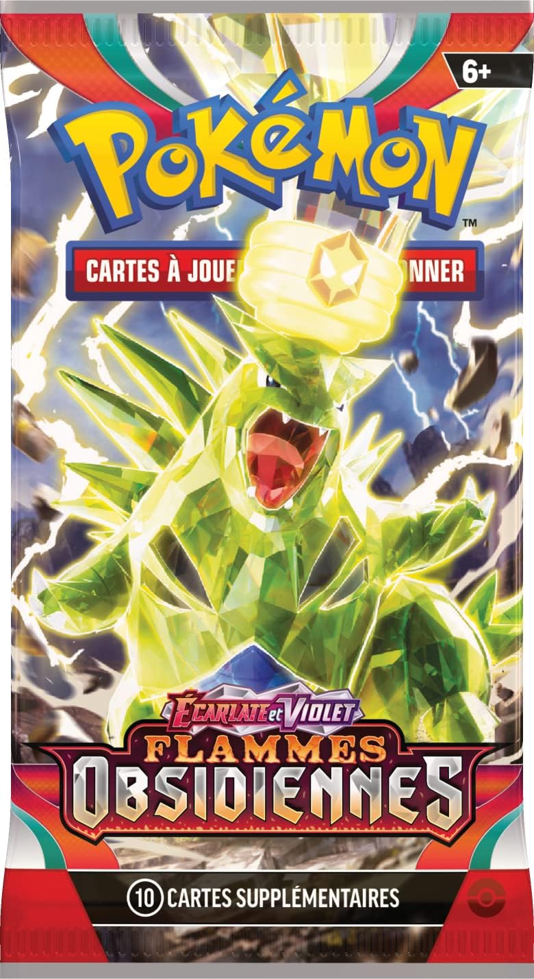 💥 Lot de 10 Boosters – Écarlate et Violet : Flammes Obsidiennes (FR) 🇫🇷 Card Elite Tcg