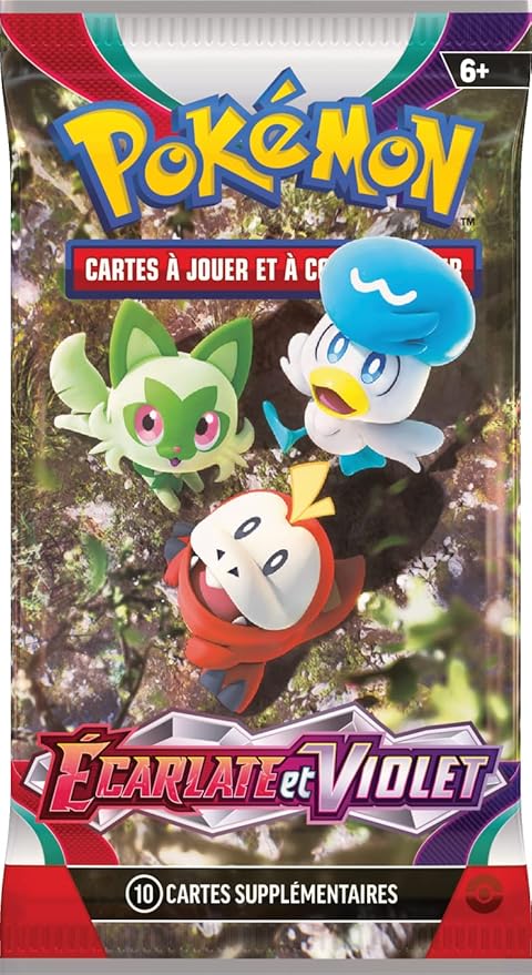 Lot de 10 Boosters Pokémon – Écarlate et Violet (FR) Card Elite Tcg