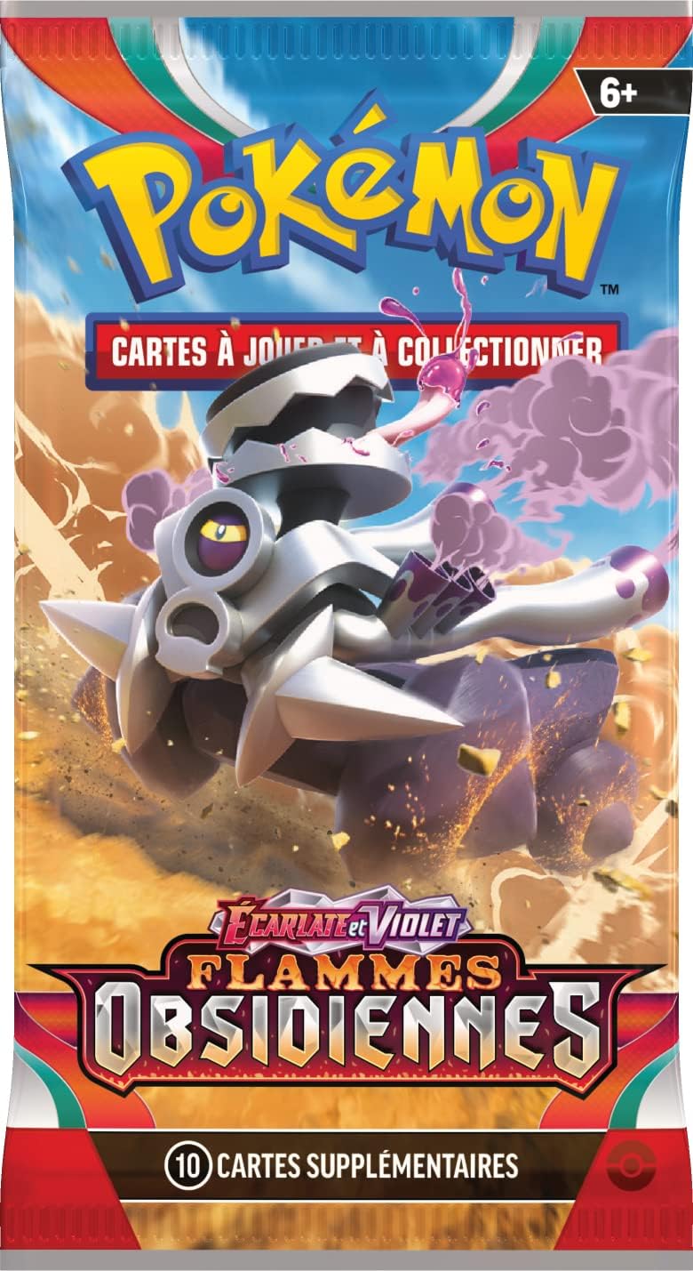 💥 Lot de 10 Boosters – Écarlate et Violet : Flammes Obsidiennes (FR) 🇫🇷 Card Elite Tcg