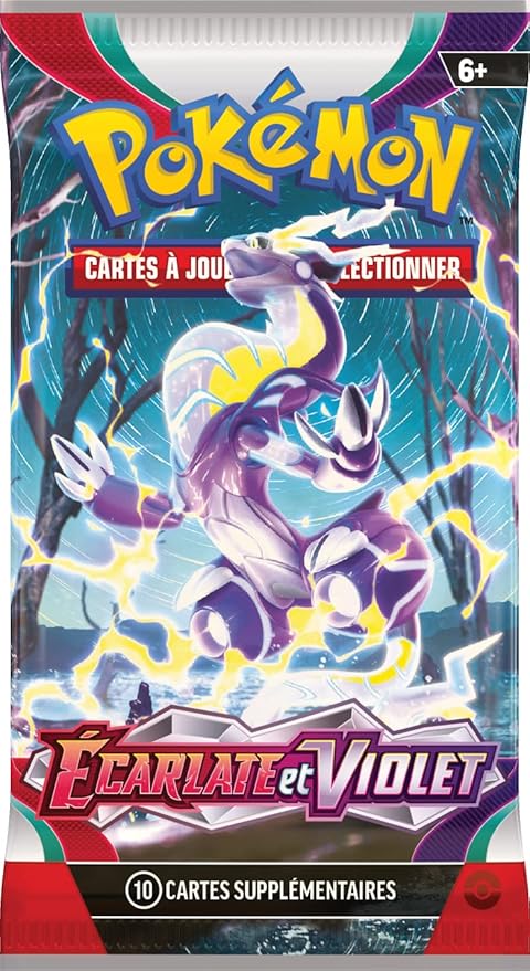 Lot de 10 Boosters Pokémon – Écarlate et Violet (FR) Card Elite Tcg