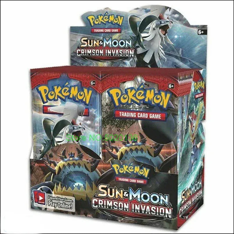 Pokémon TCG: Sun & Moon—Crimson Invasion Booster Box (36 Packs) Card Elite Tcg