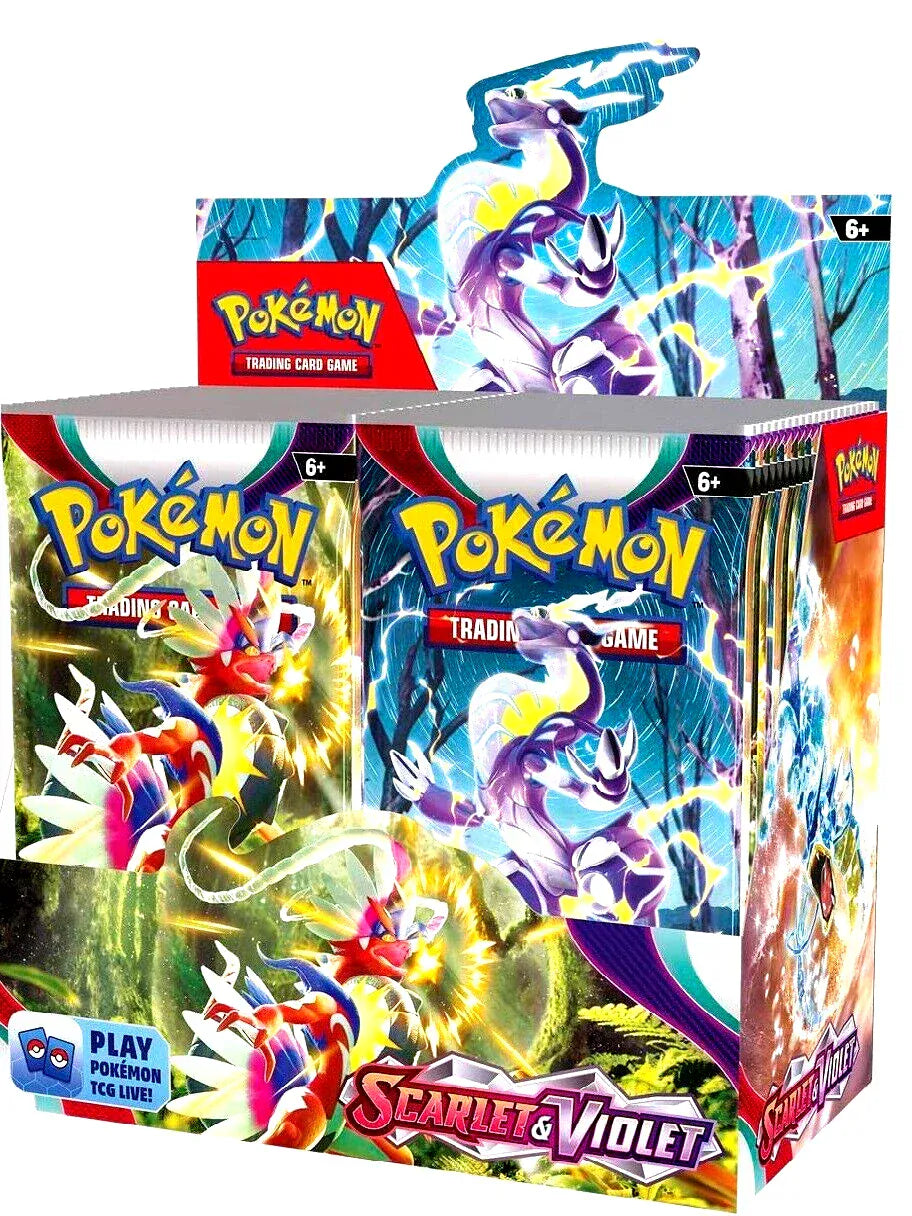 SEALED Pokémon TCG: Scarlet & Violet Booster Box (36 Packs) Card Elite Tcg