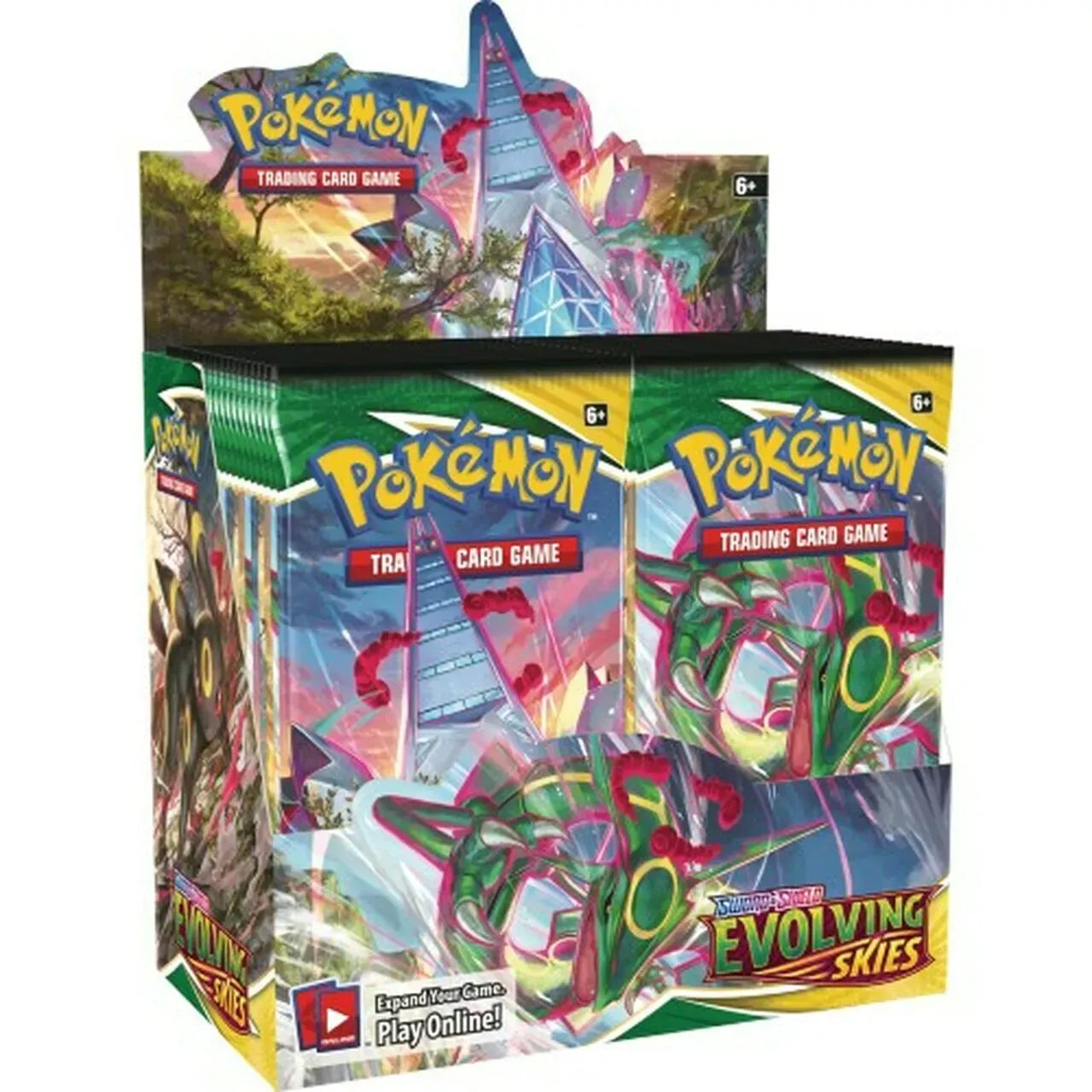 SEALED Pokémon TCG: Sword & Shield—Evolving Skies Booster Box (36 Packs) | Umbreon VMAX Alt Art Set Card Elite Tcg