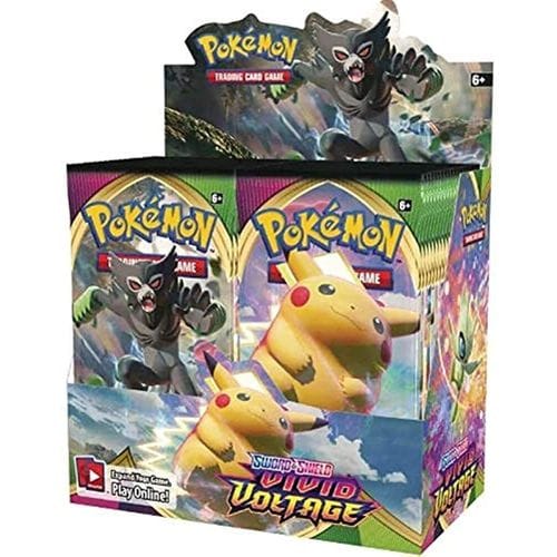 SEALED Pokémon TCG: Sword & Shield—Vivid Voltage Booster Box (36 Packs) | Factory Sealed | SWSH04 Card Elite Tcg